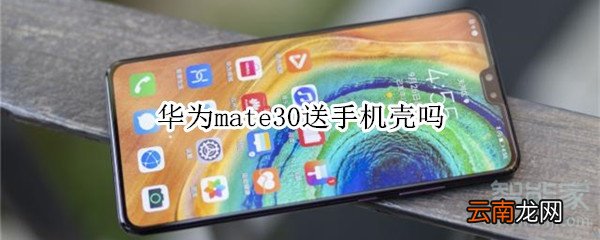 华为mate30送手机壳吗