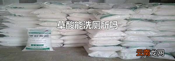 草酸能洗厕所吗