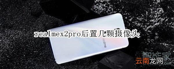 realmex2pro后置几颗摄像头
