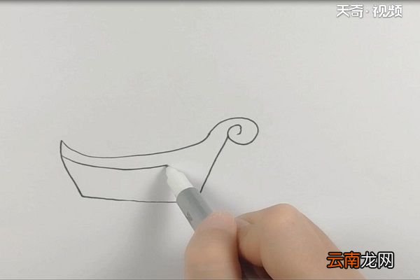 海盗船简笔画