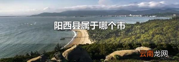 阳西县属于哪个市