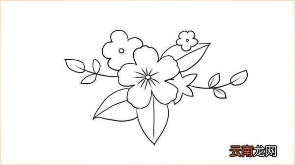 花简萌笔画简笔画怎么画花简萌笔画简笔画画法