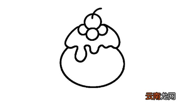 美食简笔画教程美食简笔画画法