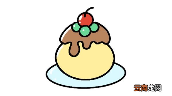 美食简笔画教程美食简笔画画法