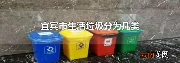 宜宾市生活垃圾分为几类