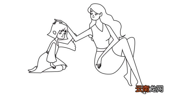 母亲节简笔画画法母亲节简笔画如何画