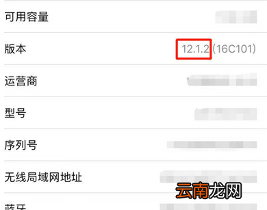 苹果手机中查看系统版本具体步骤介绍