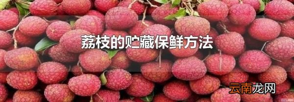 荔枝的贮藏保鲜方法