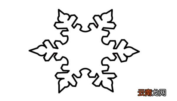 雪花简笔画 雪花简笔画怎么画