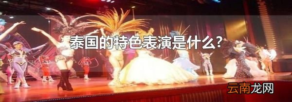 泰国的特色表演是什么?