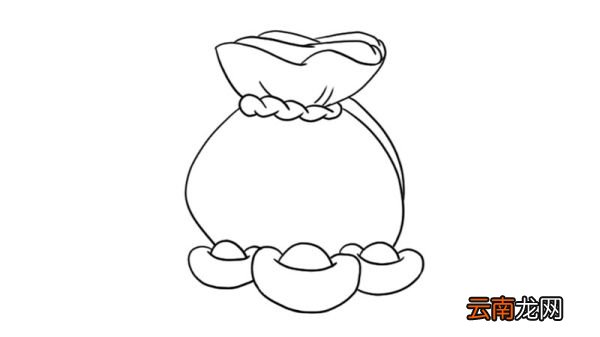 新春福袋简笔画