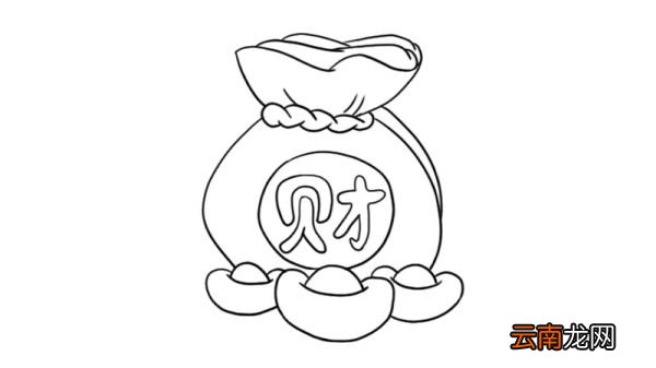 新春福袋简笔画