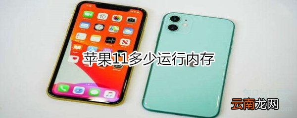 苹果11多少运行内存