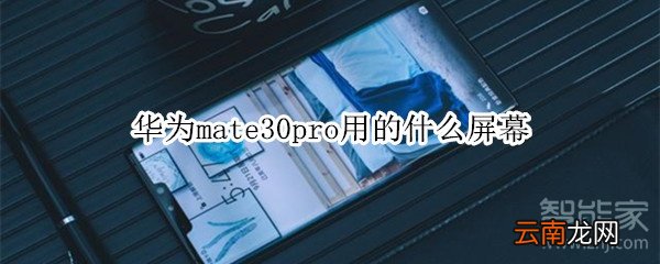 华为mate30pro用的什么屏幕