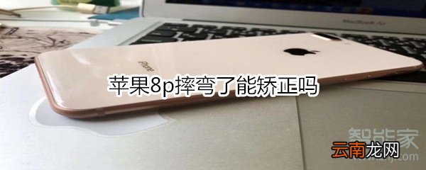 苹果8p摔弯了能矫正吗