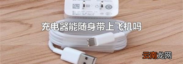 充电器能随身带上飞机吗