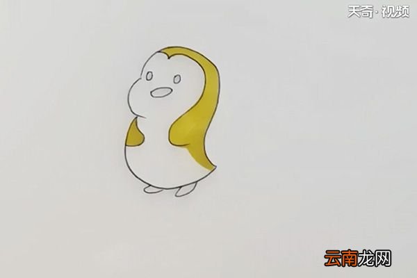 企鹅宝宝简笔画