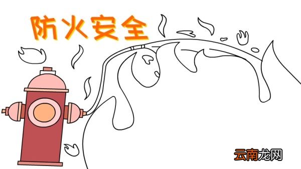 防火手抄报 防火黑板报