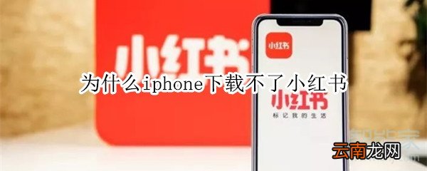 为什么iphone下载不了小红书