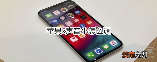 苹果x声音小怎么调