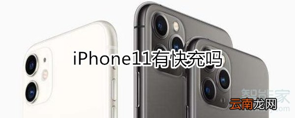 iPhone11有快充吗