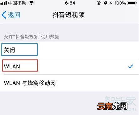 ios12禁止app使用wifi