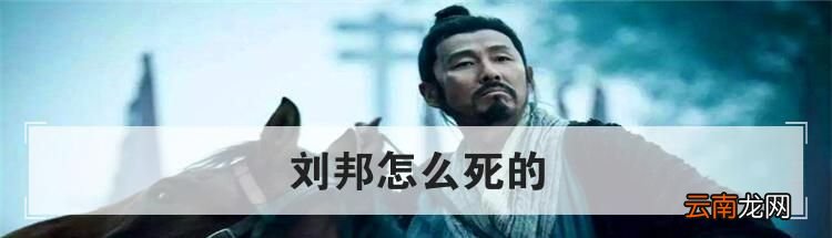 刘邦怎么死的