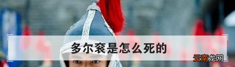 多尔衮是怎么死的