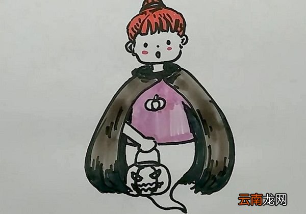 幽灵女王简笔画 幽灵女王的画法