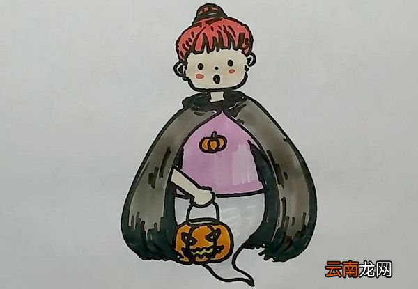 幽灵女王简笔画 幽灵女王的画法