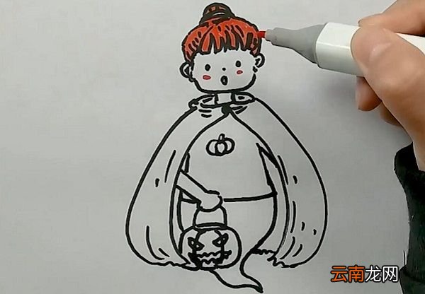 幽灵女王简笔画 幽灵女王的画法