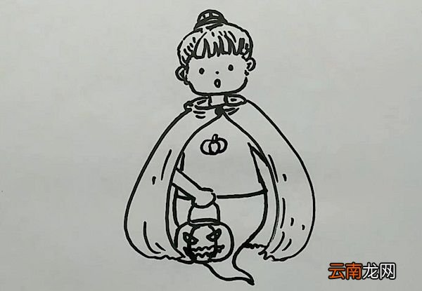 幽灵女王简笔画 幽灵女王的画法