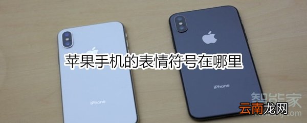 苹果手机的表情符号在哪里