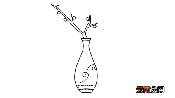 花瓶简笔画画法花瓶简笔画步骤