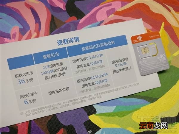 蚂蚁宝卡怎么样？支付宝联通蚂蚁宝卡最超值套餐