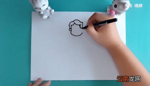卡通医生带口罩简笔画 卡通医生带口罩简笔画