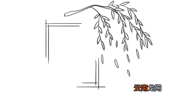咏柳古诗配画简笔画 咏柳古诗配画简笔画画法