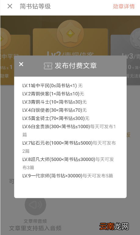 简书APP开通付费权限的图文操作