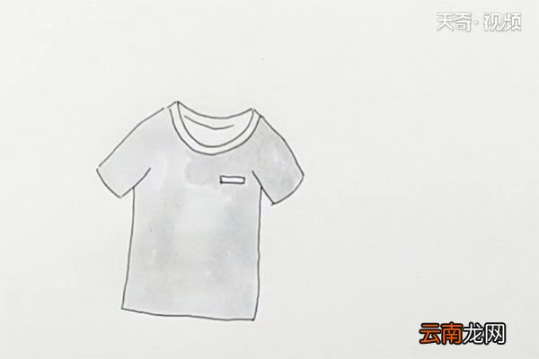 短袖简笔画