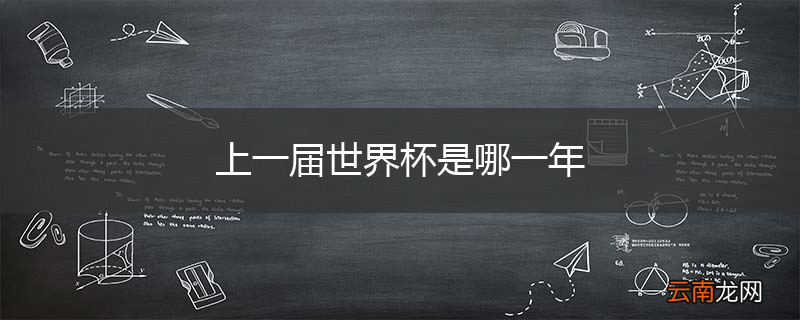 上一届世界杯是哪一年