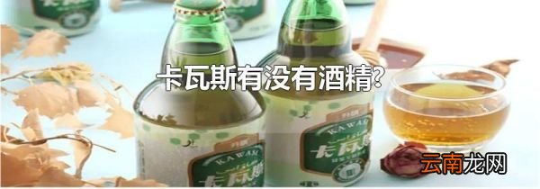 卡瓦斯有没有酒精?