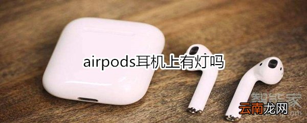 airpods耳机上有灯吗
