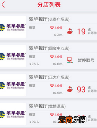 美食不用等app中领号排队的图文步骤