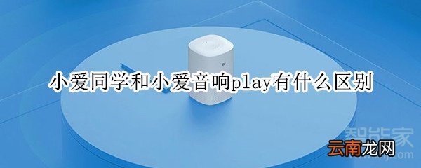 小爱同学和小爱音响play有什么区别