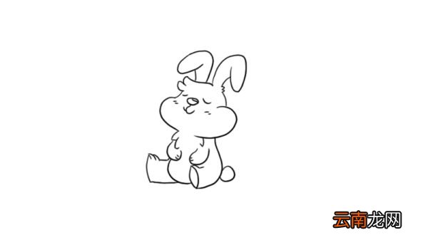卡通小兔子简笔画图片 小兔子简笔画