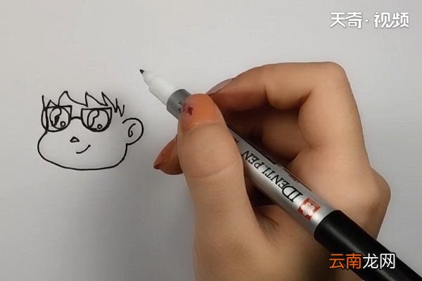 柯南简笔画
