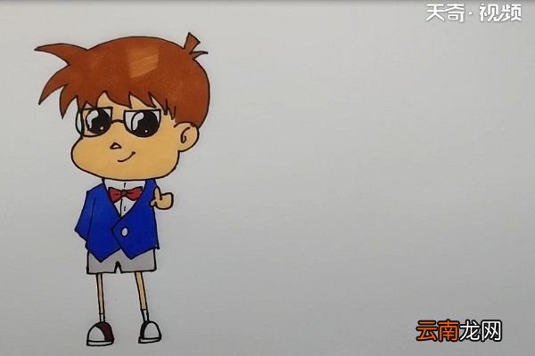 柯南简笔画