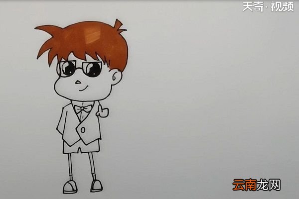 柯南简笔画
