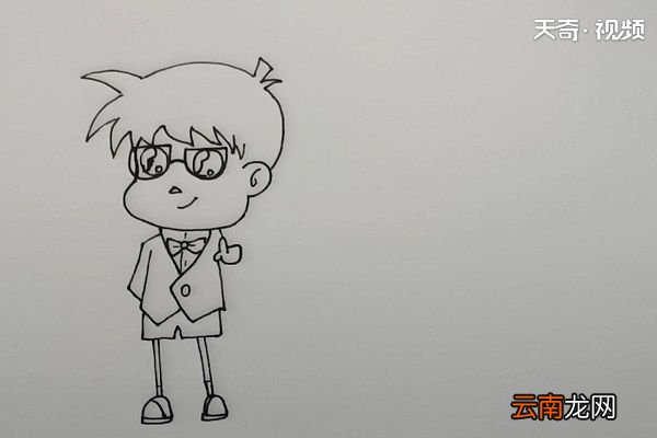 柯南简笔画