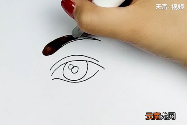 眼睛简笔画